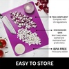 image:imageNicole Home Collection Flexible Cutting Mats Set of 3  BPAFree Plastic ColorCoded Kitchen Chopping Boards 12x15 Durable NonSlip Mats for Meat Veggies FruitsAssorted Colors