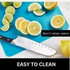 image:imageNicole Home Collection Flexible Cutting Mats Set of 3  BPAFree Plastic ColorCoded Kitchen Chopping Boards 12x15 Durable NonSlip Mats for Meat Veggies FruitsAssorted Colors