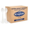 image:imagePlastic Forks Medium Weight Disposable Cutlery Value Pack  1000 Count WhiteWhite