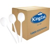 image:imagePlastic Forks Medium Weight Disposable Cutlery Value Pack  1000 Count WhiteWhite