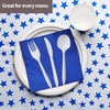 image:imagePlastic Forks Medium Weight Disposable Cutlery Value Pack  1000 Count WhiteWhite