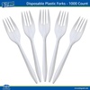 image:imagePlastic Forks Medium Weight Disposable Cutlery Value Pack  1000 Count WhiteWhite