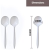 image:imagePlastic Forks Medium Weight Disposable Cutlery Value Pack  1000 Count WhiteWhite