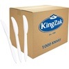 image:imagePlastic Forks Medium Weight Disposable Cutlery Value Pack  1000 Count WhiteWhite