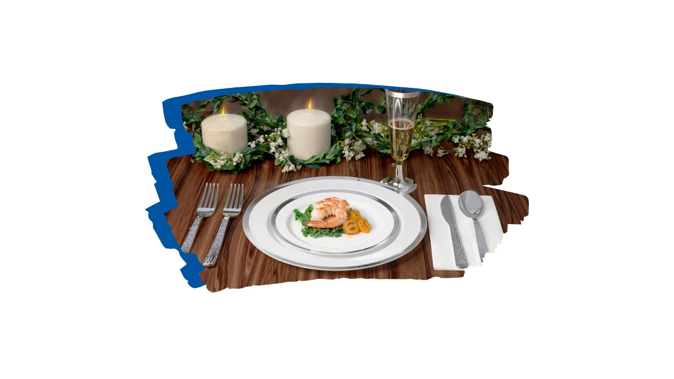 King Zak丨Premium Disposable Plastic Plates, Cutlery, Napkins & Party Supplies | Elegant Tableware for Weddings, Parties & Everyday